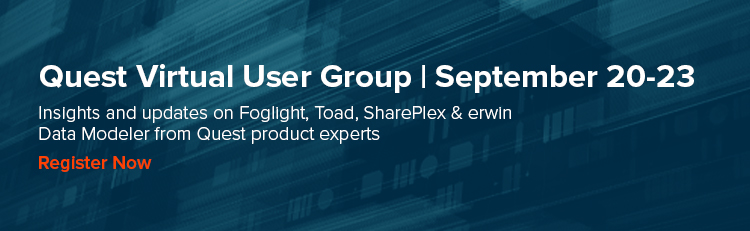 Quest® user group series, part four, “NoSQL Modeling and More with erwin® 