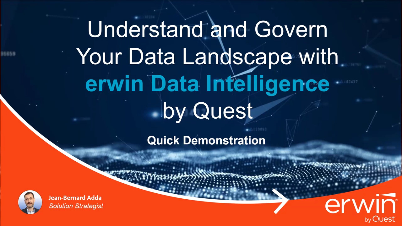 Understand your data landscape with the erwin data intelligence suite video
